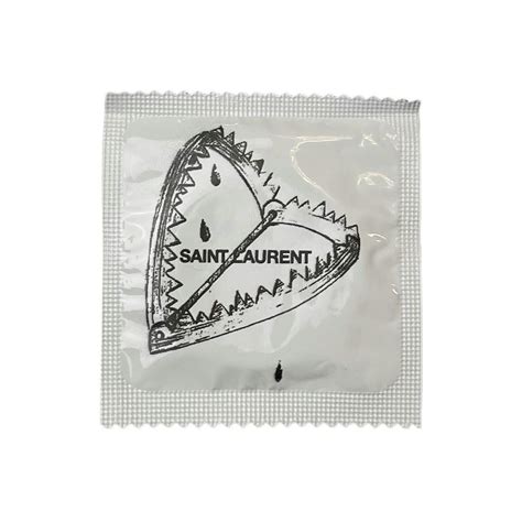 saint laurent condom|Saint Laurent Gets Dirty With Their Own Condom Line